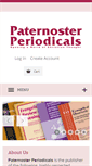 Mobile Screenshot of paternosterperiodicals.com
